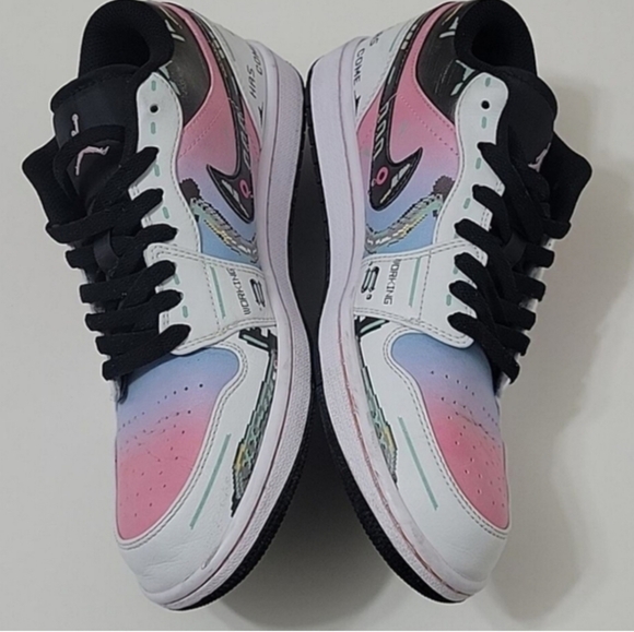 Jordan 1 CyperPunk Low Sneaker - Picture 3 of 11